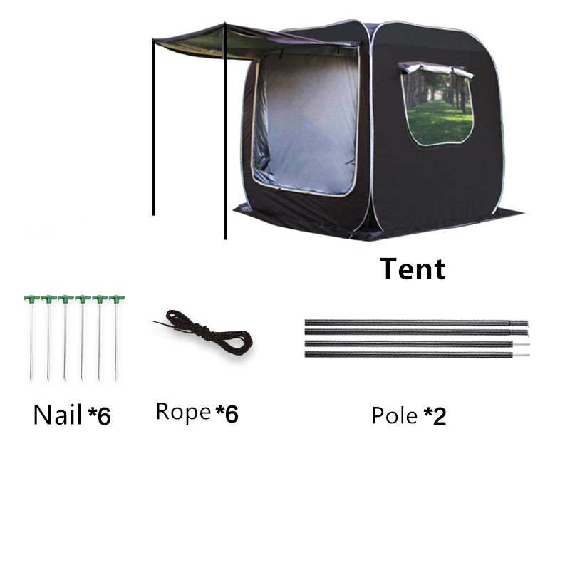 Tienda de campaña trasera para coche y toldo portátil de instalación automática para exteriores