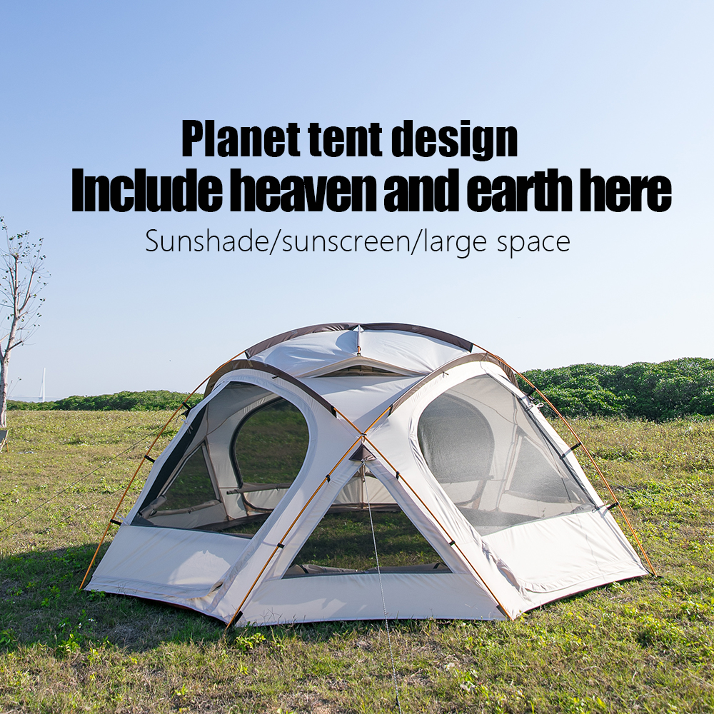 Tienda de campaña tipo domo de gran tamaño: tienda de campaña para picnic al aire libre con protección solar