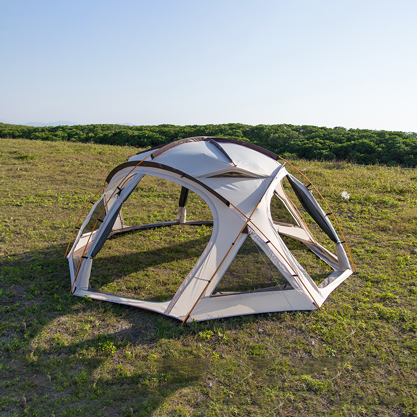 Tienda de campaña tipo domo de gran tamaño: tienda de campaña para picnic al aire libre con protección solar