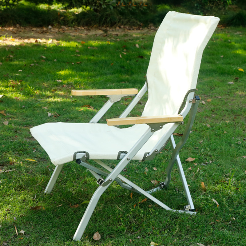 Silla plegable de aluminio para playa, camping y pesca