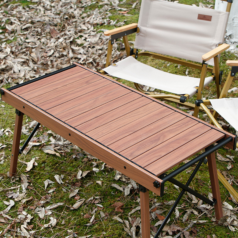 Mesa de picnic de aluminio desmontable para camping IGT