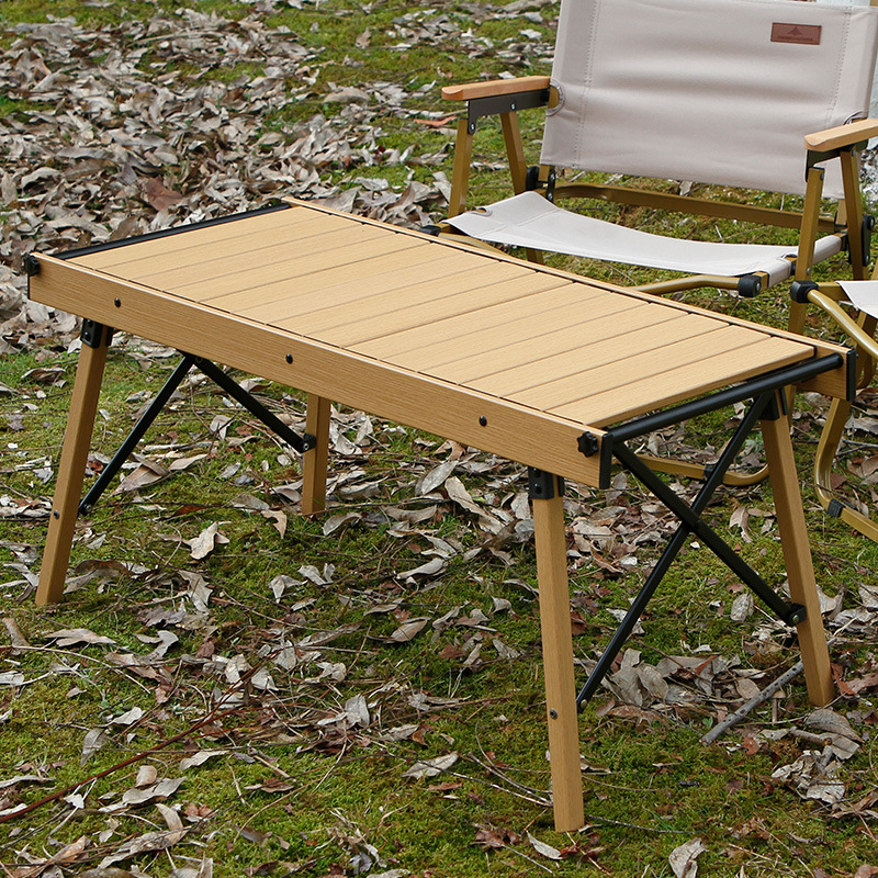 Mesa de picnic de aluminio desmontable para camping IGT