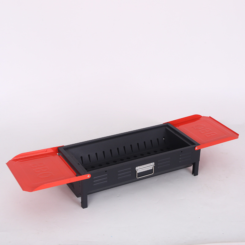 Parrilla de carbón plegable portátil para exteriores