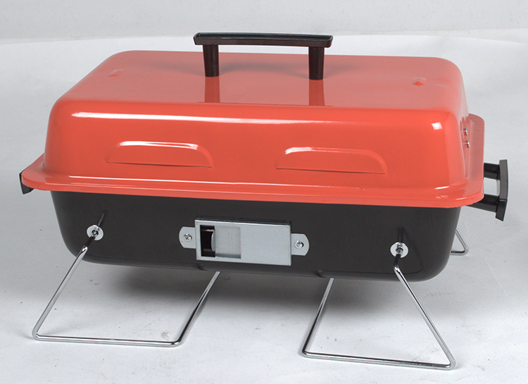 Parrillas de carbón plegables portátiles de caja cuadrada