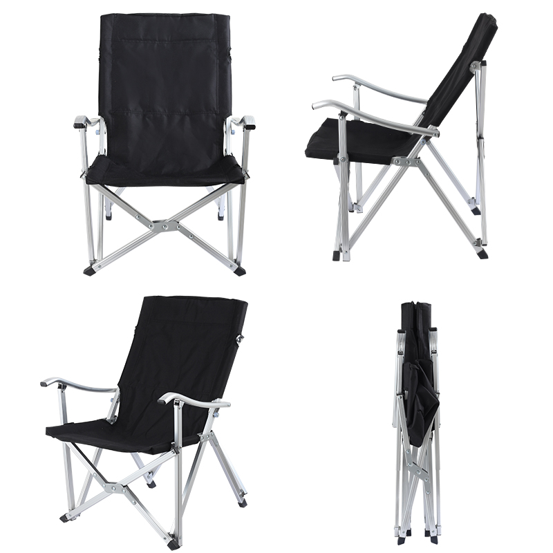 Silla Dachuan plegable de aleación de aluminio, silla de playa de ocio con respaldo para tumbona al aire libre