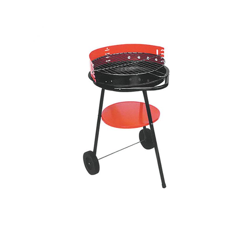 Parrilla de carbón para barbacoa portátil con hervidor