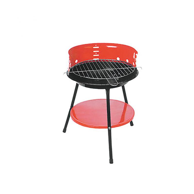 Parrilla de carbón para barbacoa portátil con hervidor