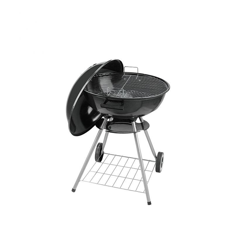 Parrilla de carbón para barbacoa portátil con hervidor