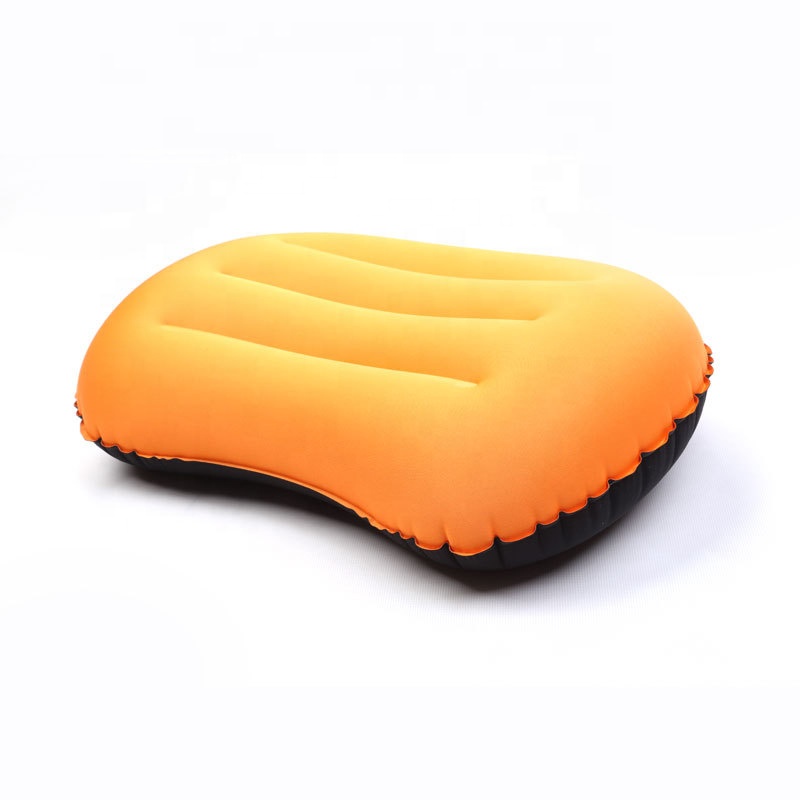 Almohada de aire ultraligera y comprimible para acampar, portátil, de TPU, para exteriores