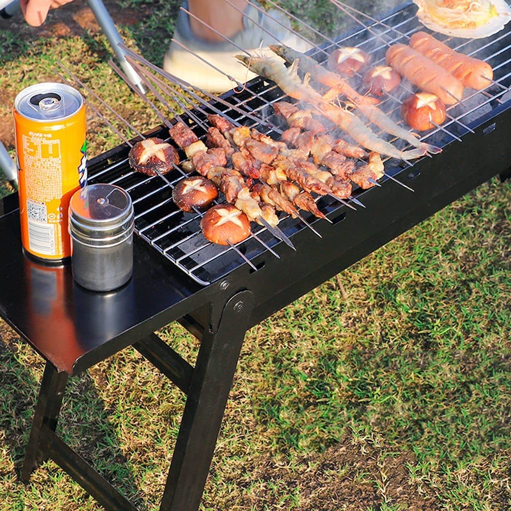 Parrilla de barbacoa plegable portátil sin humo