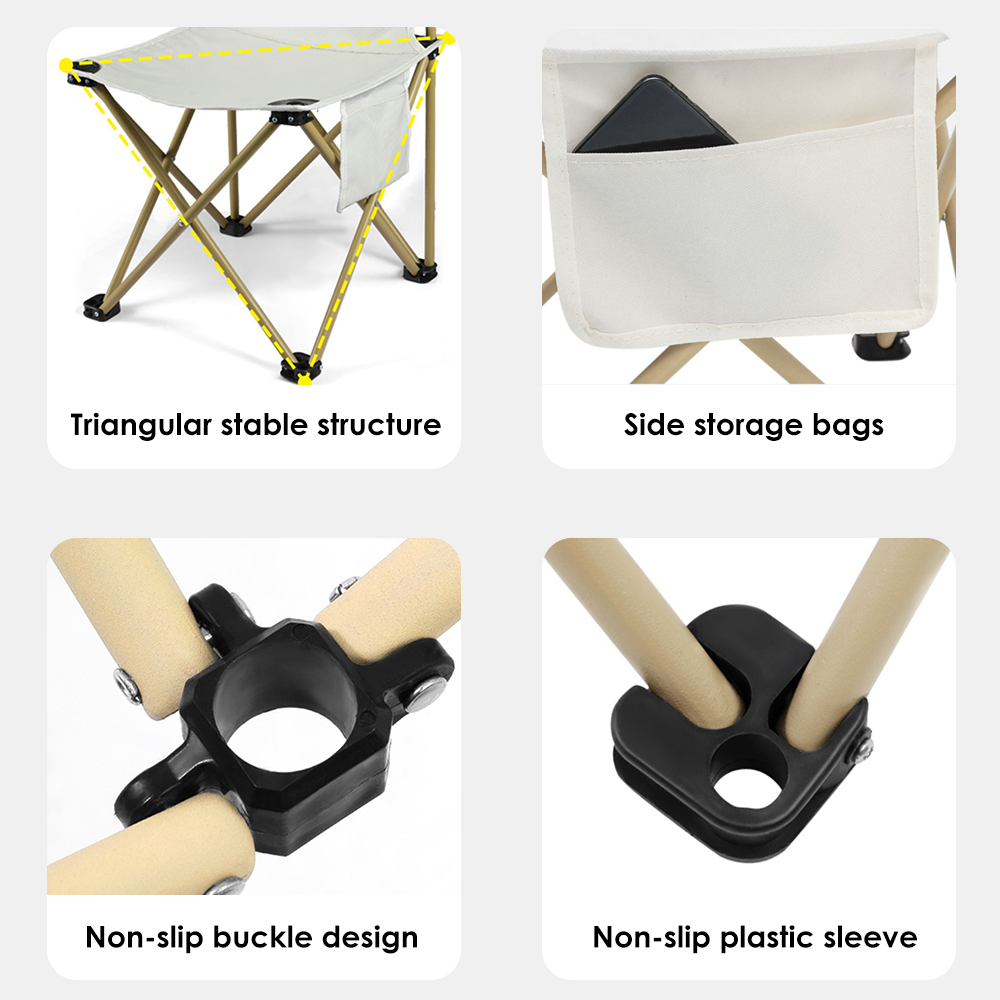 Mesa plegable portátil para acampar con forma de huevo y 4-6 sillas