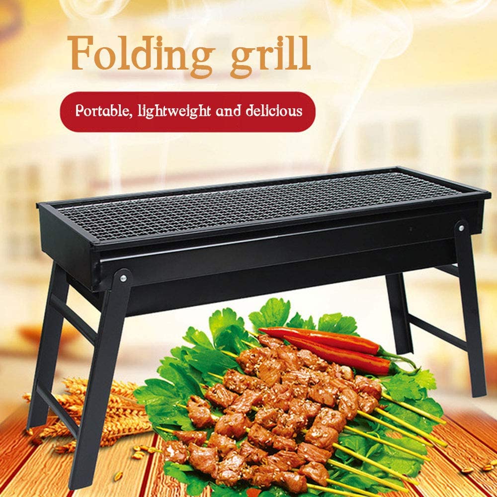 Parrilla portátil dividida para cocinar al aire libre