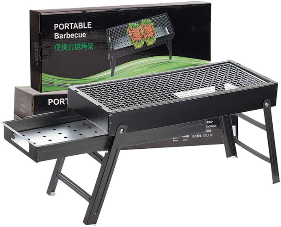 Parrilla portátil dividida para cocinar al aire libre