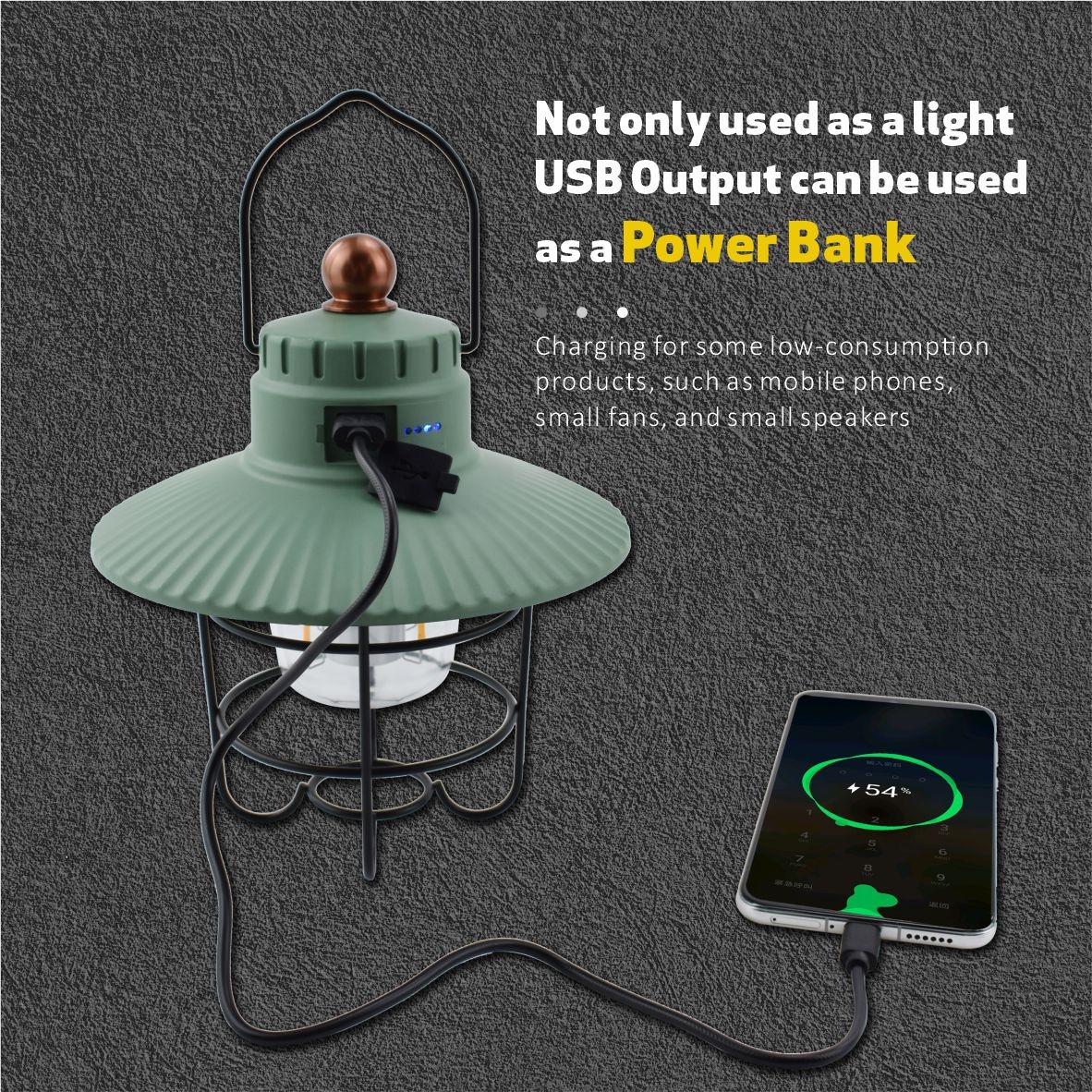 NUEVA COB con gancho para colgar, interruptor de atenuación, batería AA portátil, luz LED vintage para acampar, tienda de campaña al aire libre, linterna retro