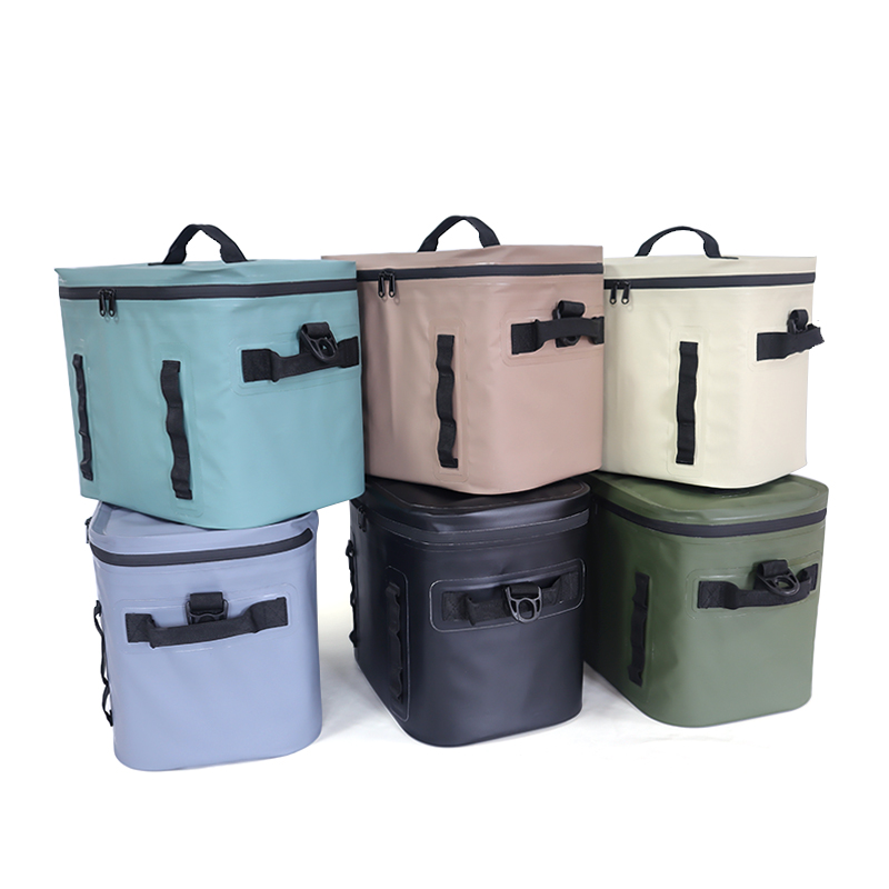 Bolsa de almacenamiento para enfriar alimentos para acampar, bolsa térmica impermeable para vino, cerveza y comida de playa