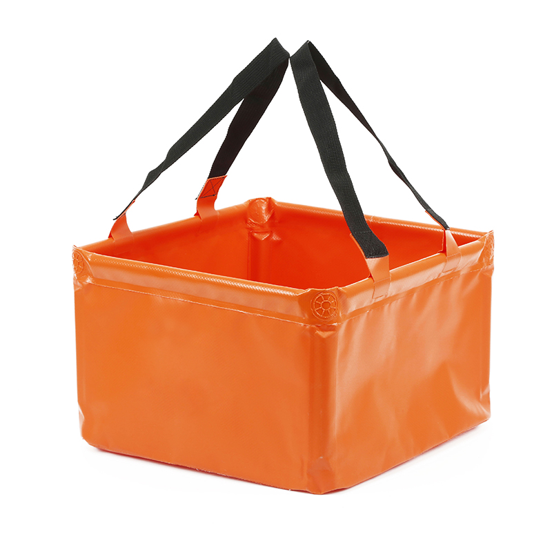 Cubo plegable para lavabo de viaje portátil multifuncional de gran capacidad personalizable para exteriores