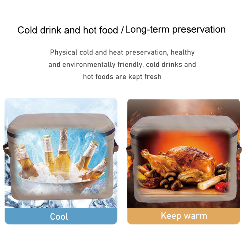 Bolsa térmica portátil para exteriores, bolsas de hielo impermeables para acampar