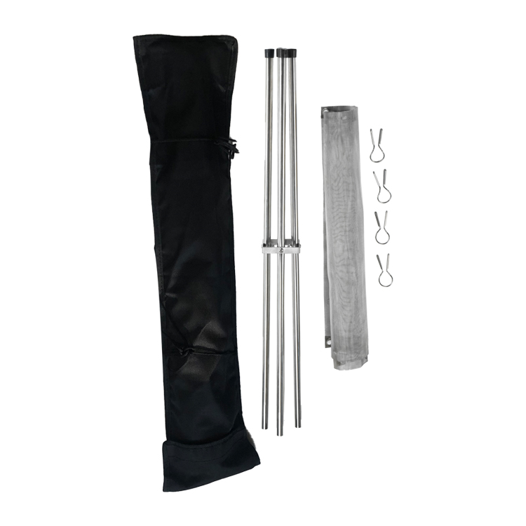 Fogón de malla plegable sencillo para exteriores, rejilla para fogatas de acero inoxidable