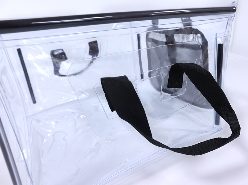 Bolsa de almacenamiento de PVC transparente cuadrada plegable para acampar, viajes, limpieza, pesca y almacenamiento portátil