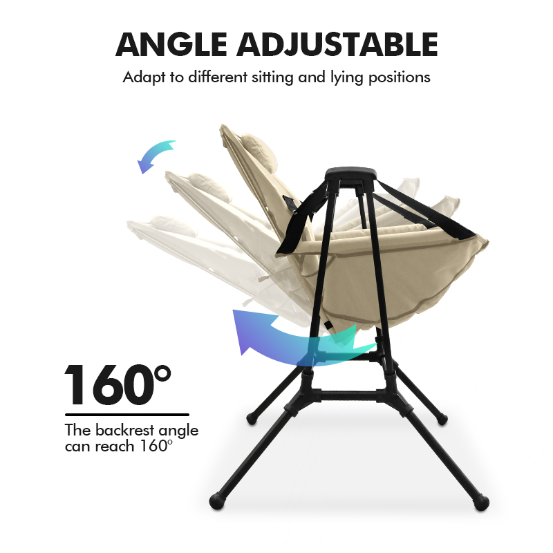 Mecedora plegable resistente: sillón relajante para acampar