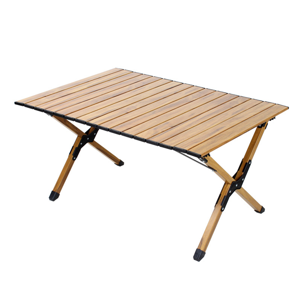 Mesa plegable portátil de aluminio para acampar al aire libre