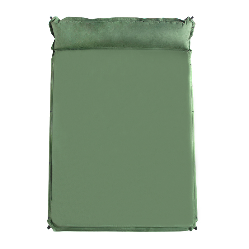 Colchón inflable automático de espuma viscoelástica para acampar