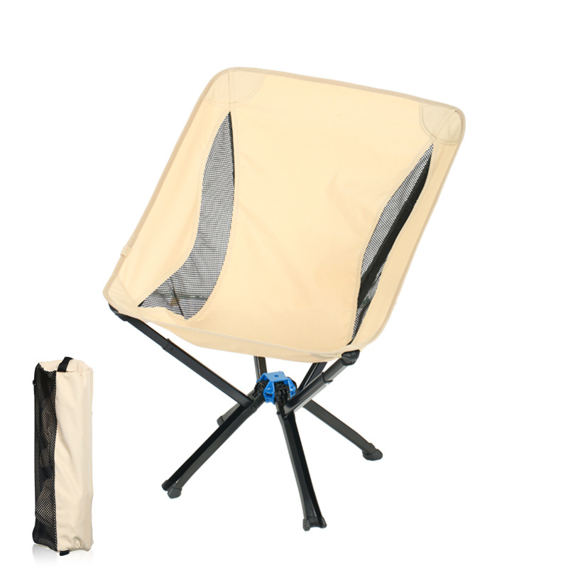 Silla plegable ultraligera para acampar al aire libre y pescar