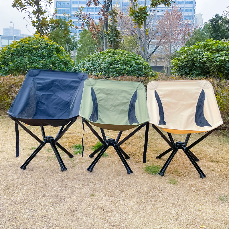 Silla plegable ultraligera para acampar al aire libre y pescar