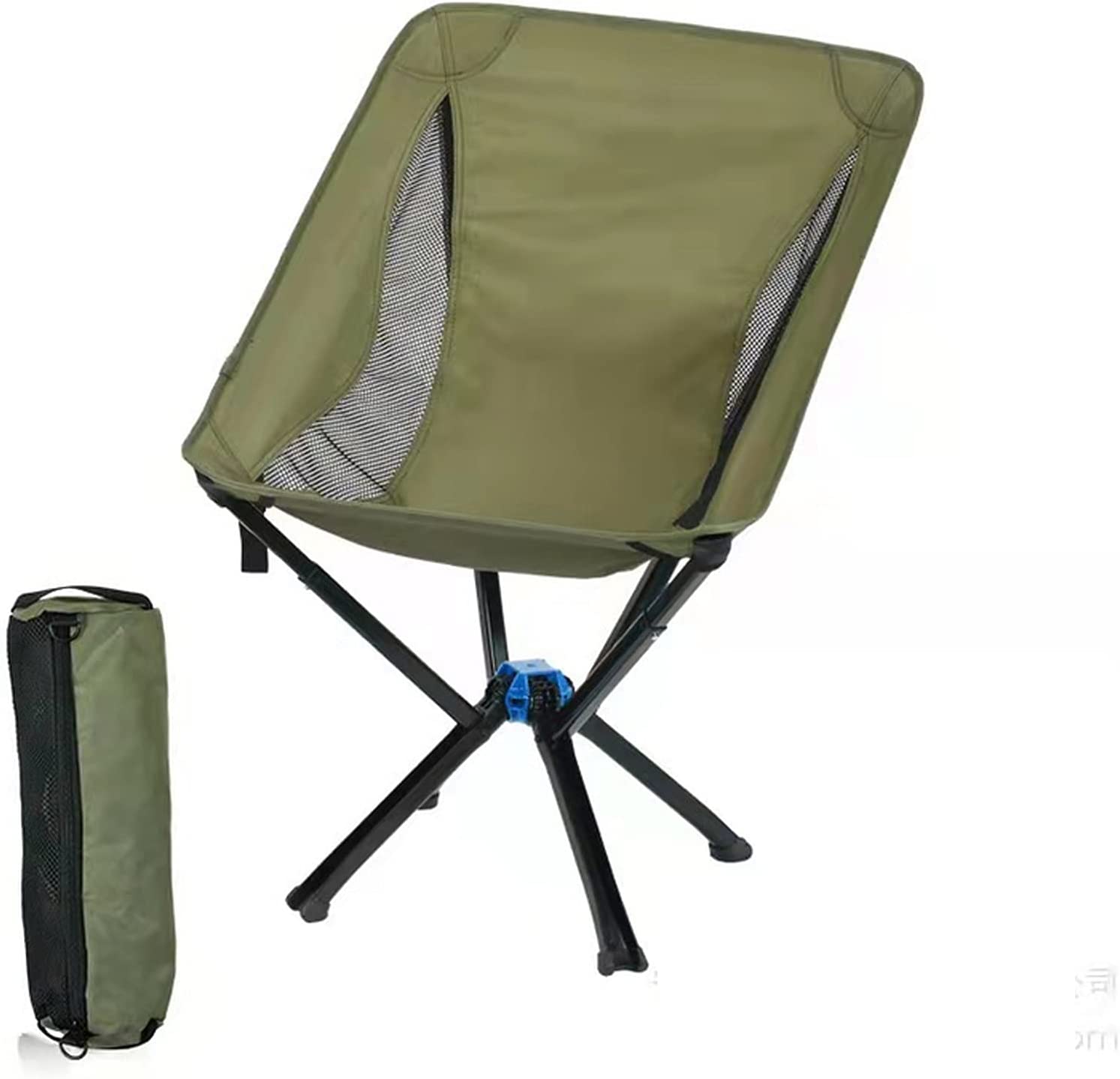 Silla plegable ultraligera para acampar al aire libre y pescar