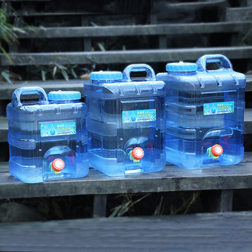 Cubo de agua para acampar al aire libre de 10 l, 15 l y 20 l: contenedor para transportar agua