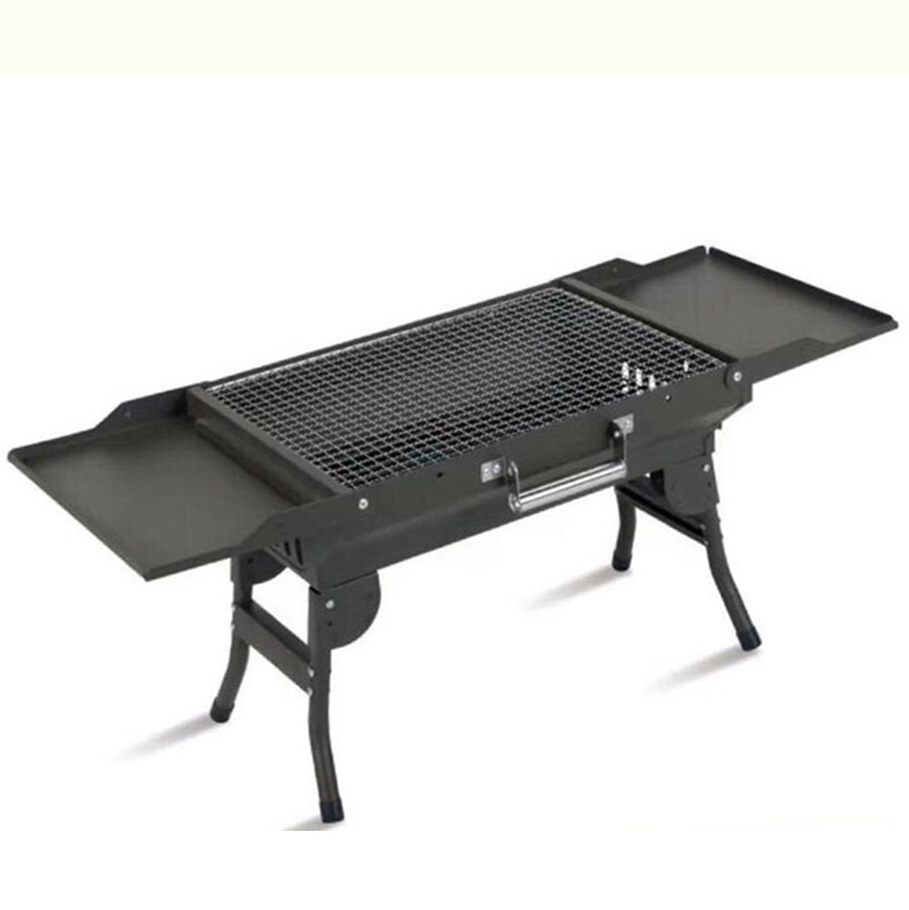 Parrilla de carbón para barbacoa sin humo, parrilla de barbacoa plegable, herramientas de barbacoa de carbón para exteriores para el hogar