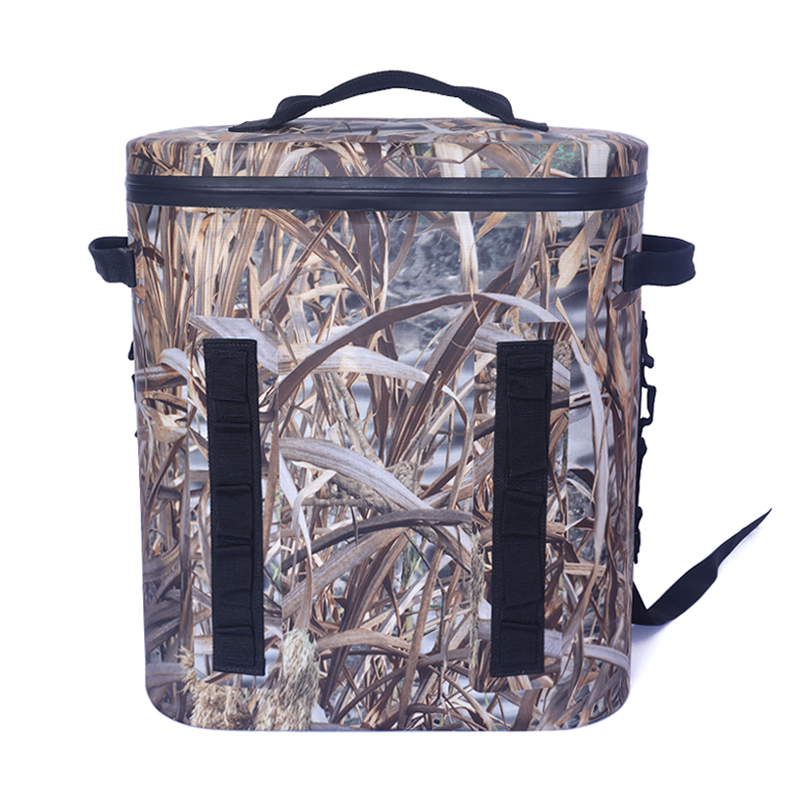 Mochila térmica de TPU impermeable con diseño de camuflaje para exteriores, grande, para vino, cerveza, comida de playa