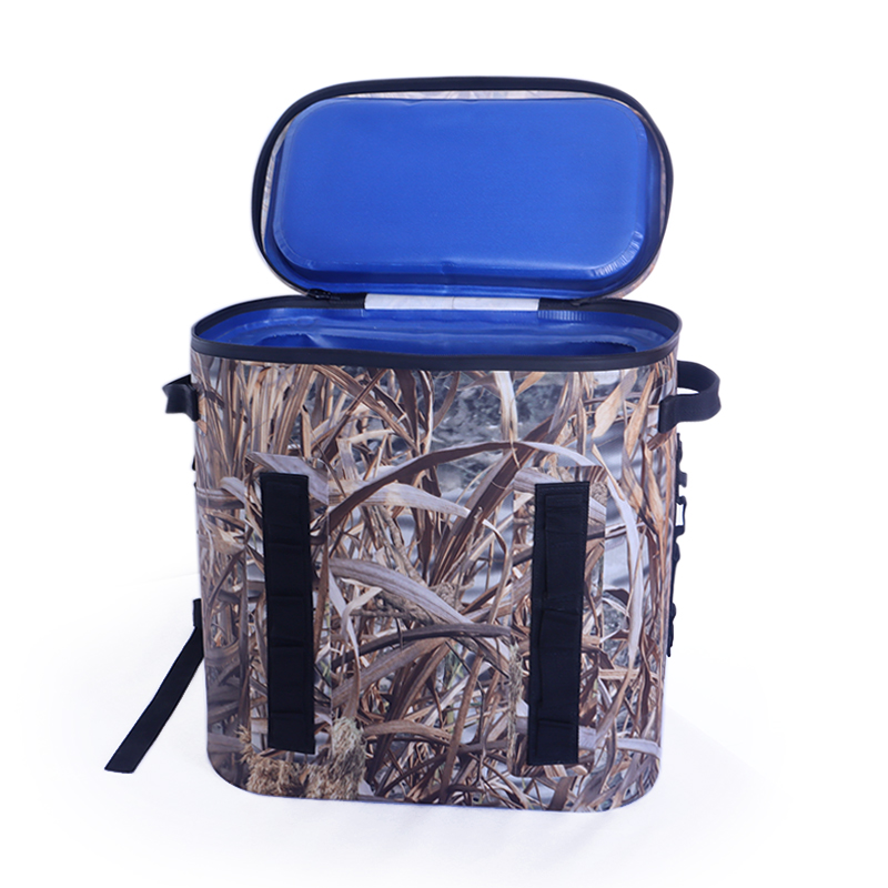 Mochila térmica de TPU impermeable con diseño de camuflaje para exteriores, grande, para vino, cerveza, comida de playa