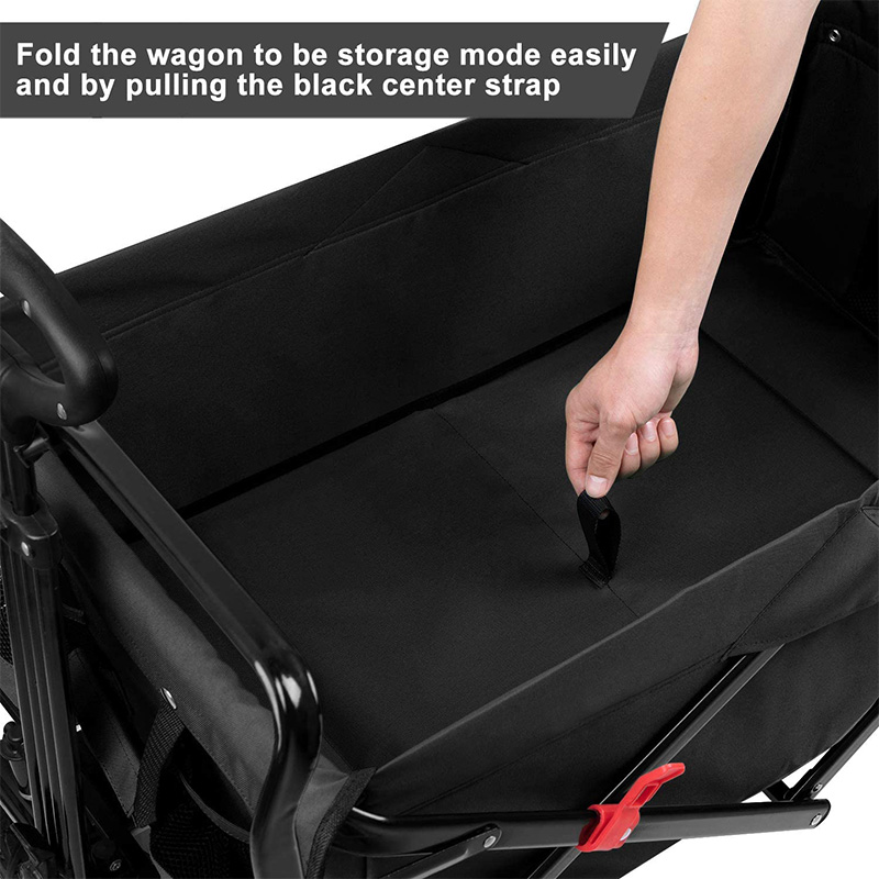 Carro utilitario plegable para exteriores con bolsa de cubierta