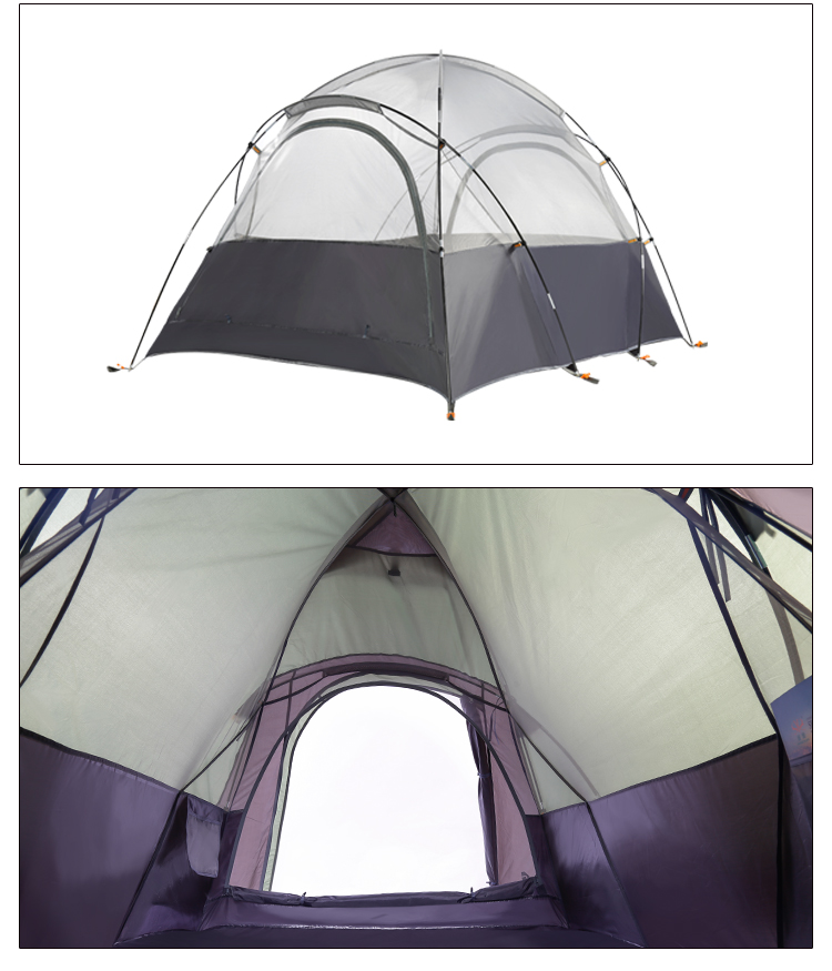 Tienda de campaña ligera, resistente al agua y al viento, para mochileros, actividades al aire libre, senderismo y glamping