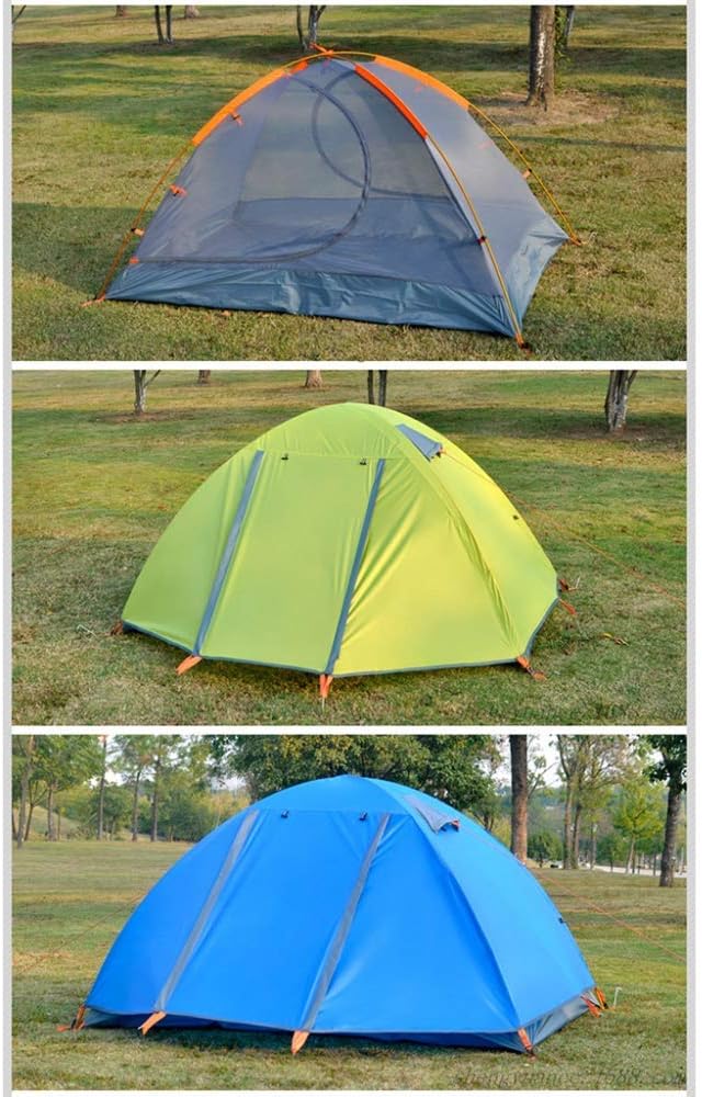 Tienda de campaña automática de doble capa para acampar, hacer senderismo, pescar y viajar