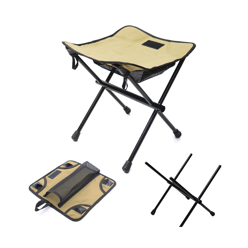 Taburete plegable para exteriores - Silla de camping Mazar para pesca y acampada