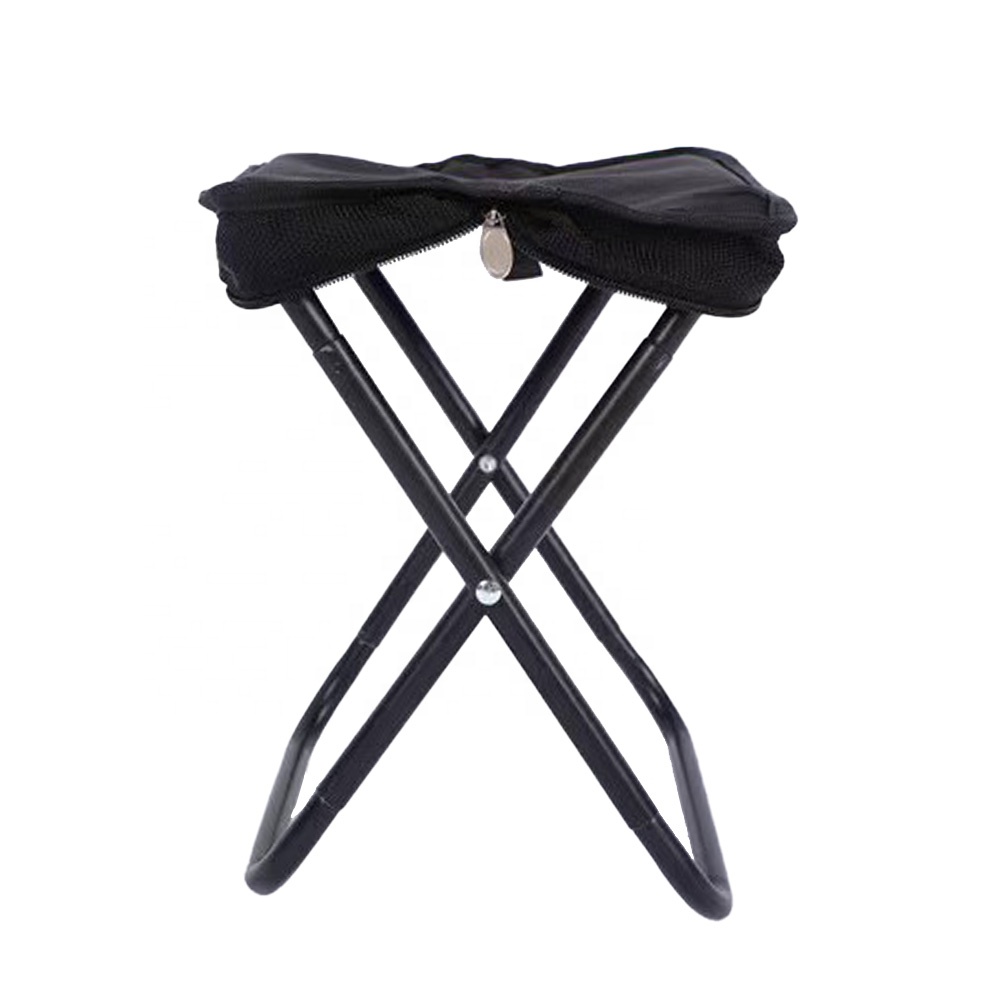 Mini taburete plegable portátil con bolsa de transporte con cremallera para acampar, viajar, hacer senderismo, hacer barbacoas, pescar y playa