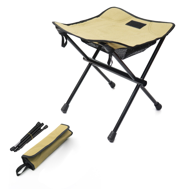 Taburete plegable para exteriores - Silla de camping Mazar para pesca y acampada