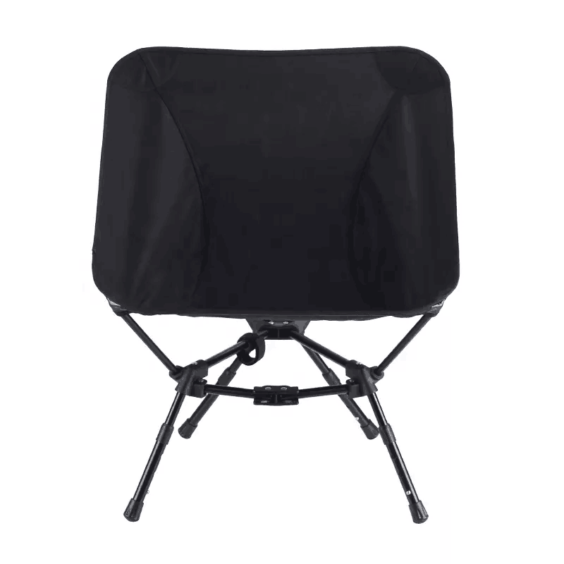 Silla de camping de aluminio con 4 alturas ajustables, soporte triangular, ultraligera y portátil