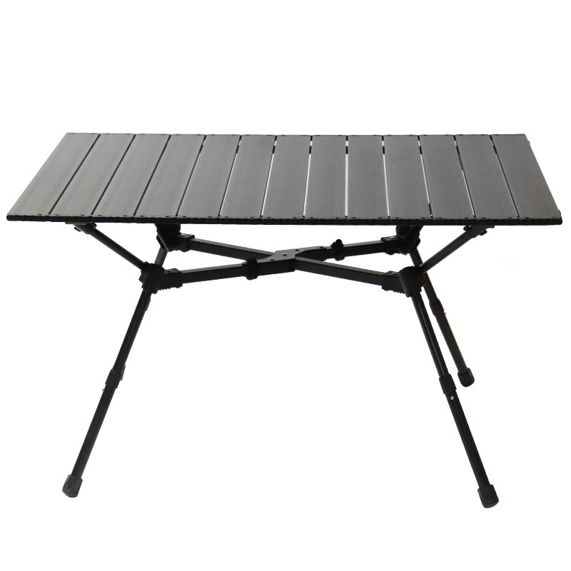 Mesa de camping plegable portátil de aluminio para jardín, patio, fiesta, picnic, viajes
