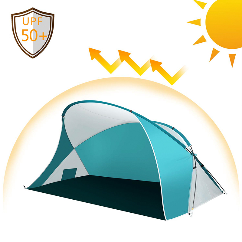 Tienda de playa emergente anti-UV: refugio solar para exteriores