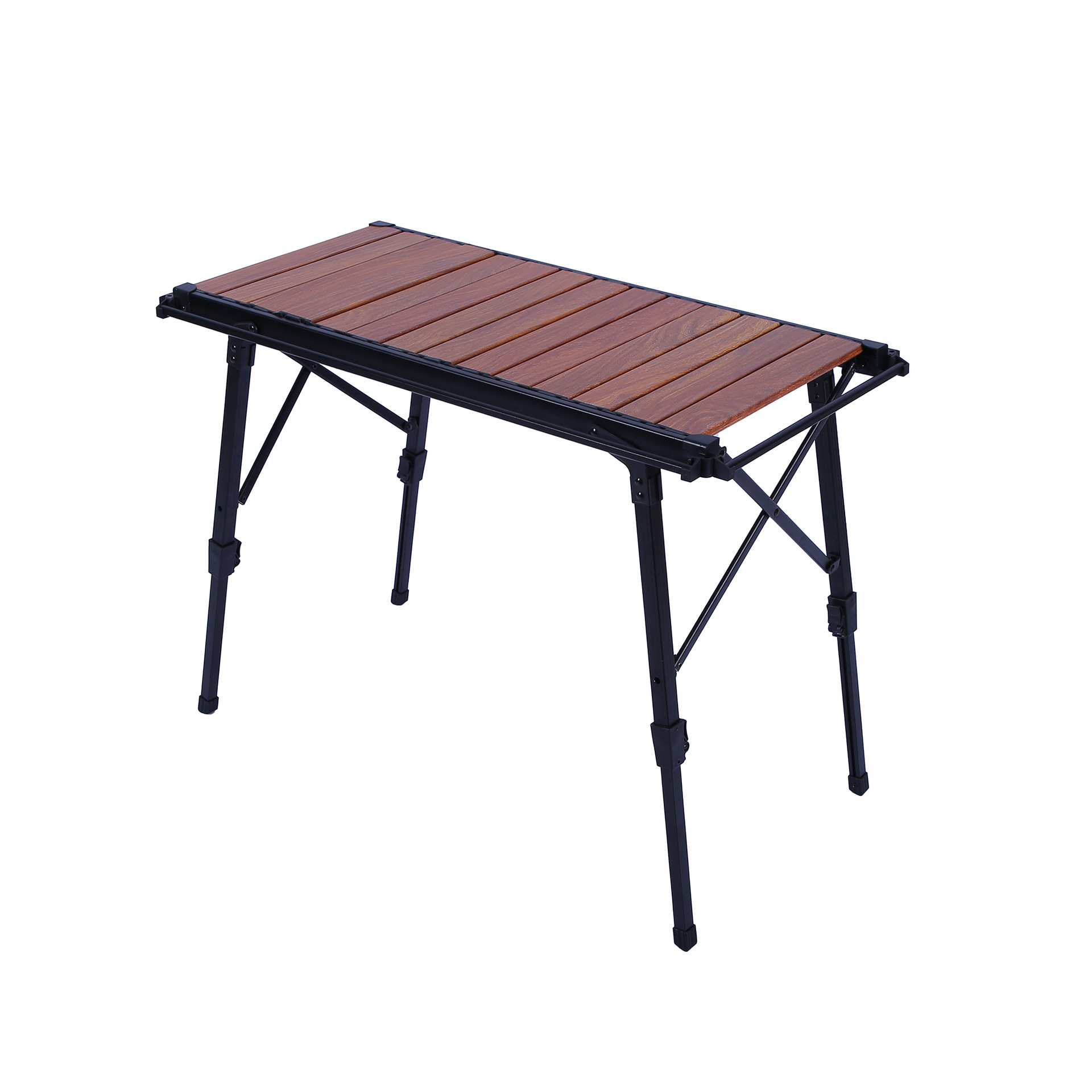 Mesa plegable de aluminio para parrilla de barbacoa, altura ajustable, portátil, ligera, 2023