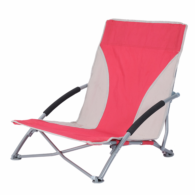 Silla baja de playa plegable para actividades al aire libre