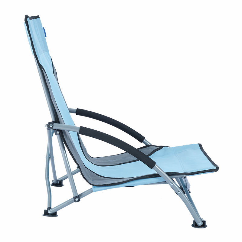 Silla baja de playa plegable para actividades al aire libre