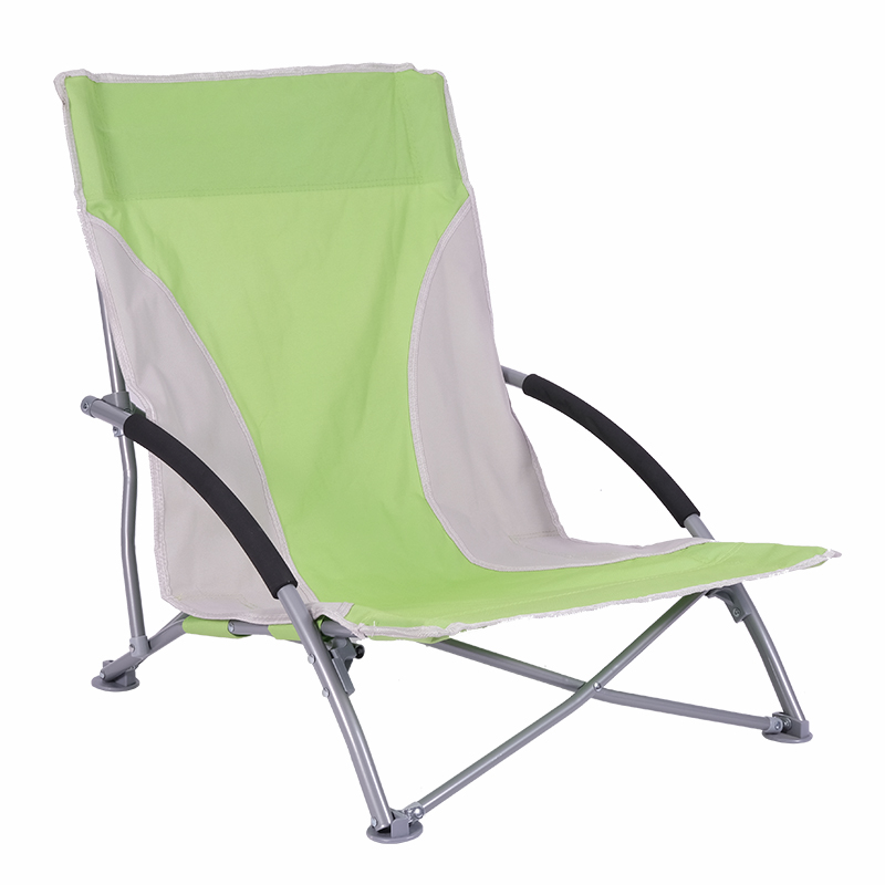 Silla baja de playa plegable para actividades al aire libre