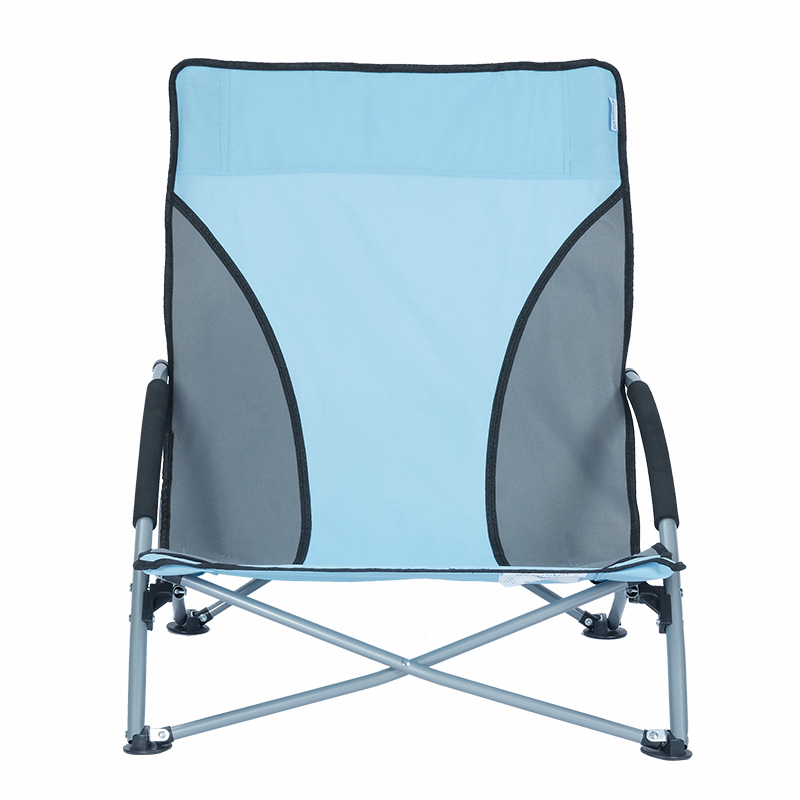 Silla baja de playa plegable para actividades al aire libre