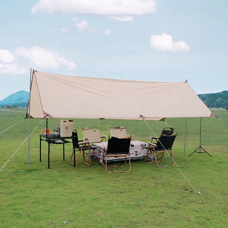 Toldo rectangular para acampar con protección solar UPF 50
