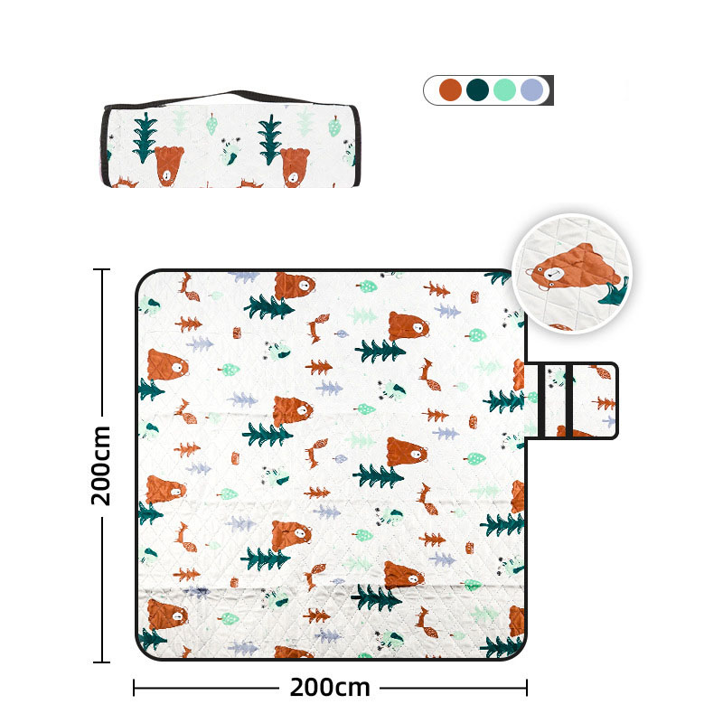 Esterilla de picnic Oxford impermeable de estilo nacional para acampar