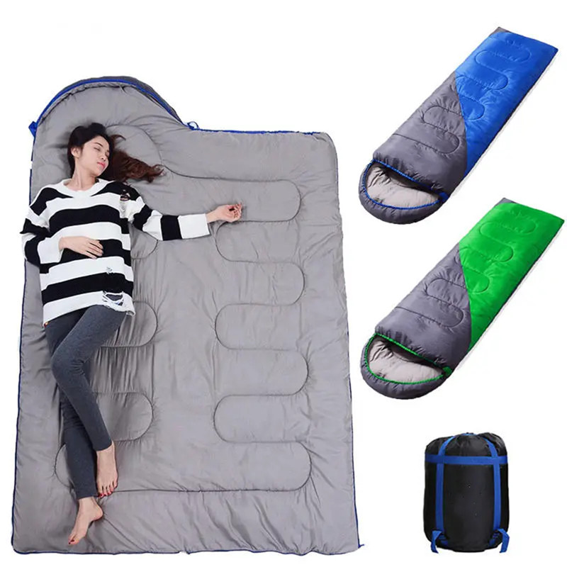 Sacos de dormir para acampar de algodón tipo sobre